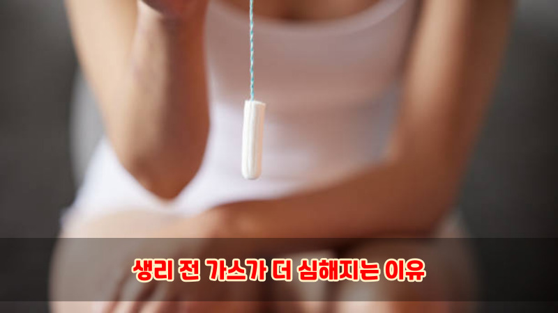 생리 전 가스가 더 심해지는 이유
