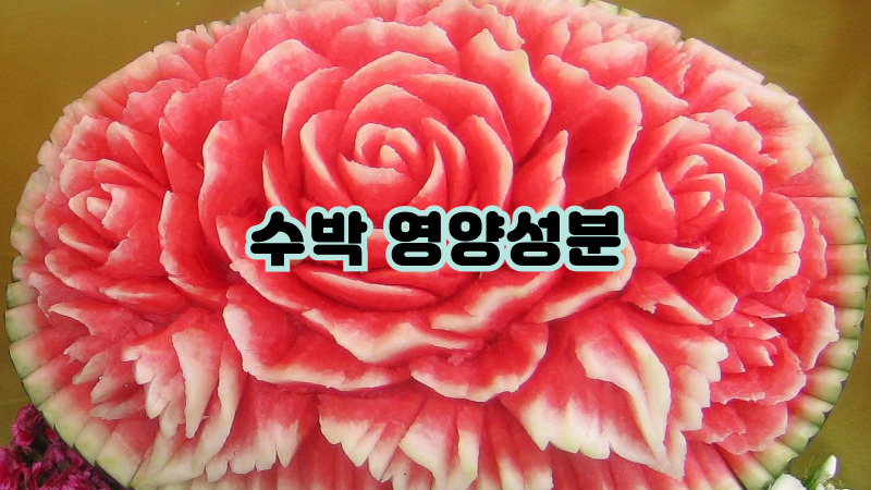 수박 영양성분
