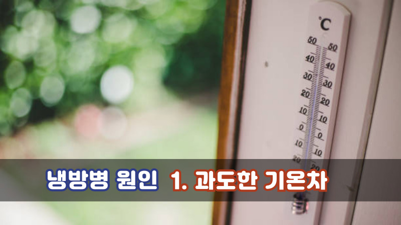 1. 과도한 기온차