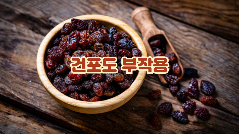 건포도 부작용
