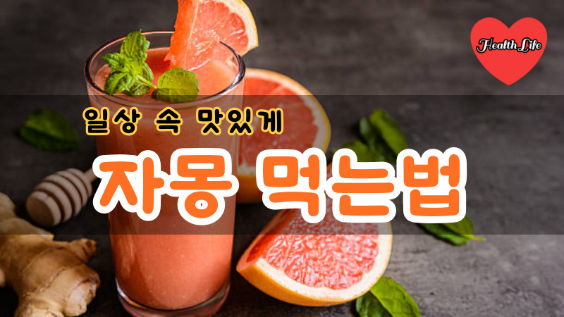 자몽 먹는법